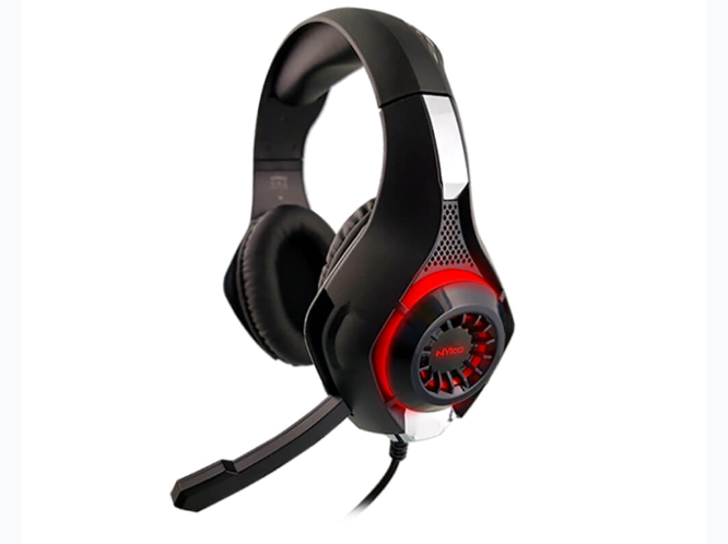 Nyko Core Gaming Headset Neon Red 40mm