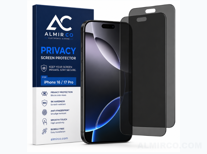 Apple iPhone 17/16 Pro Privacy Glass Screen Protector
