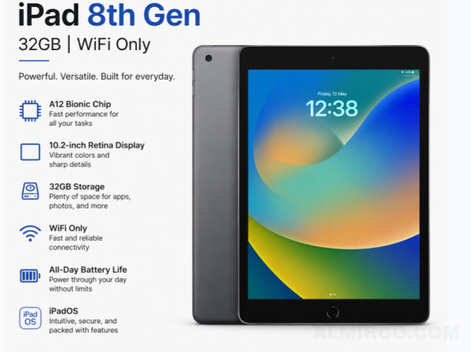 iPad 8th Generation 32GB Wi-Fi Tablet