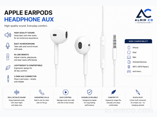 EarPods Headphone Aux